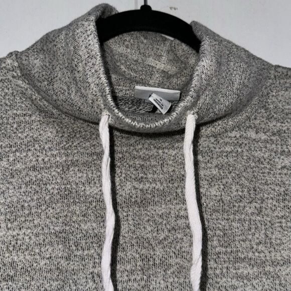 Ava & Viv X Cowl Neck Long Sleeve Pullover Sweater Gray - Picture 2 of 8